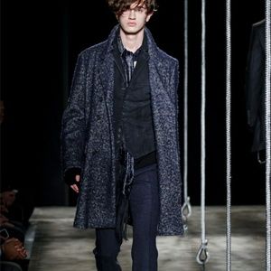 *SOLD* John Varvatos Long Wool Trench Coat 46